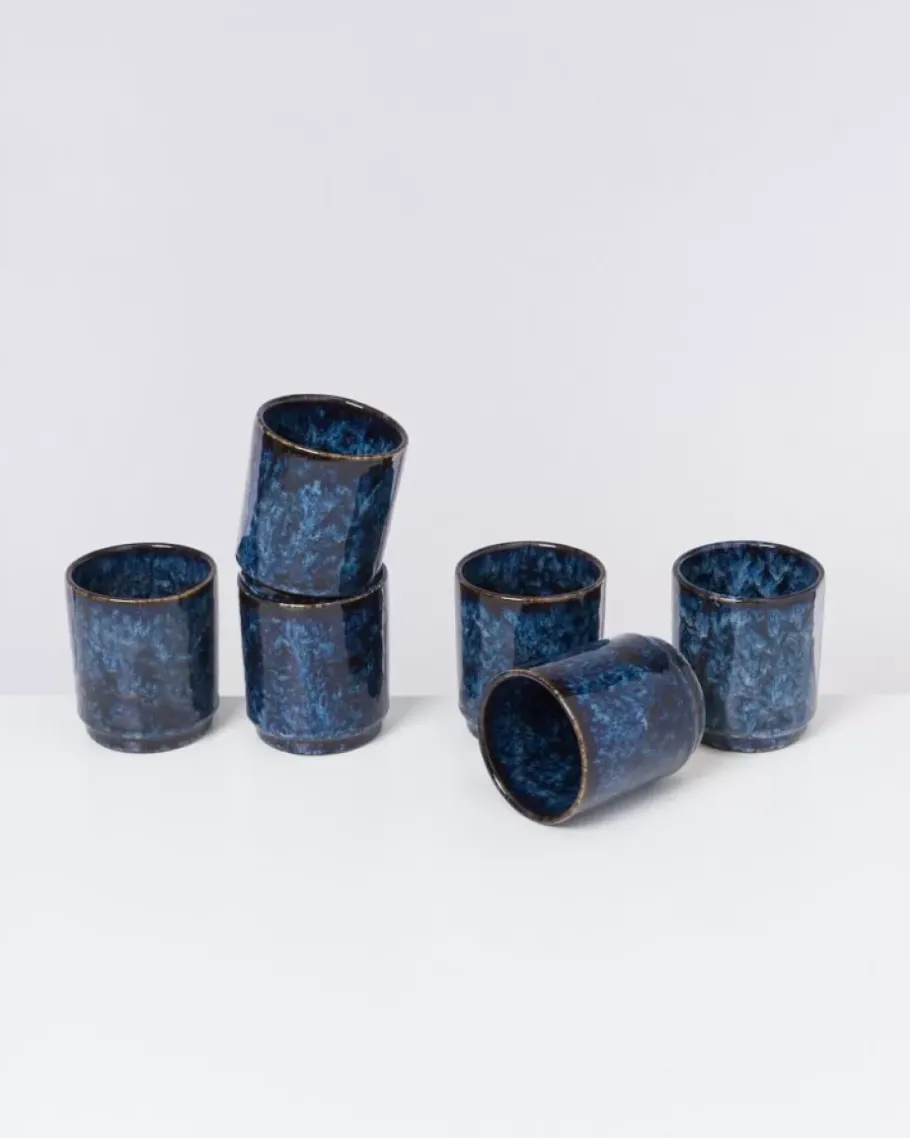 Motel a Miio Tassen & Becher Sets^Cordoama 6Er Set Becher Gros Dunkelblau