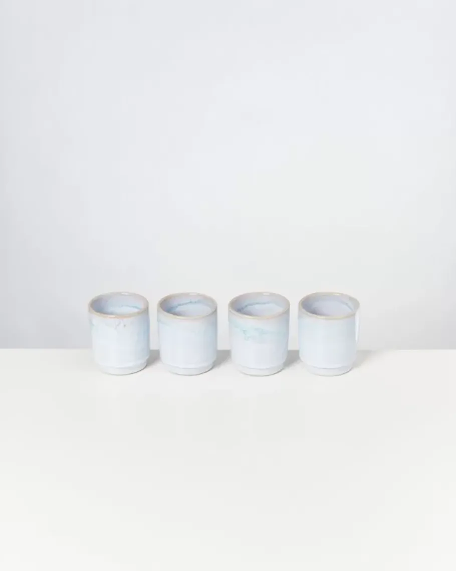 Motel a Miio 4 Teilige Sets^Cordoama 4Er Set Becher Klein Azur