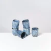 Motel a Miio Tassen & Becher^Cordoama 6Er Set Becher Klein Blau Gesprenkelt