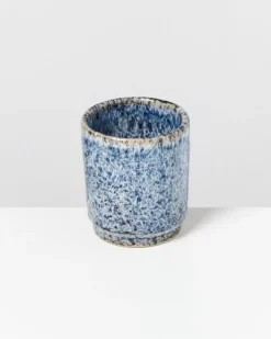 Motel a Miio 4 Teilige Sets^Cordoama 4Er Set Becher Klein Blau Gesprenkelt