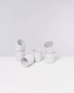 Motel a Miio Tassen & Becher^Cordoama 6Er Set Becher Klein Weis