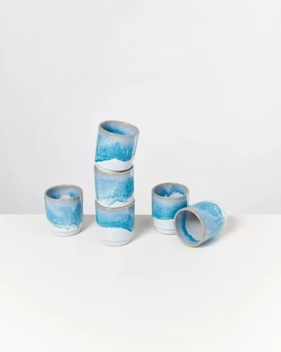 Motel a Miio Tassen & Becher^Cordoama 6Er Set Becher Klein Aqua