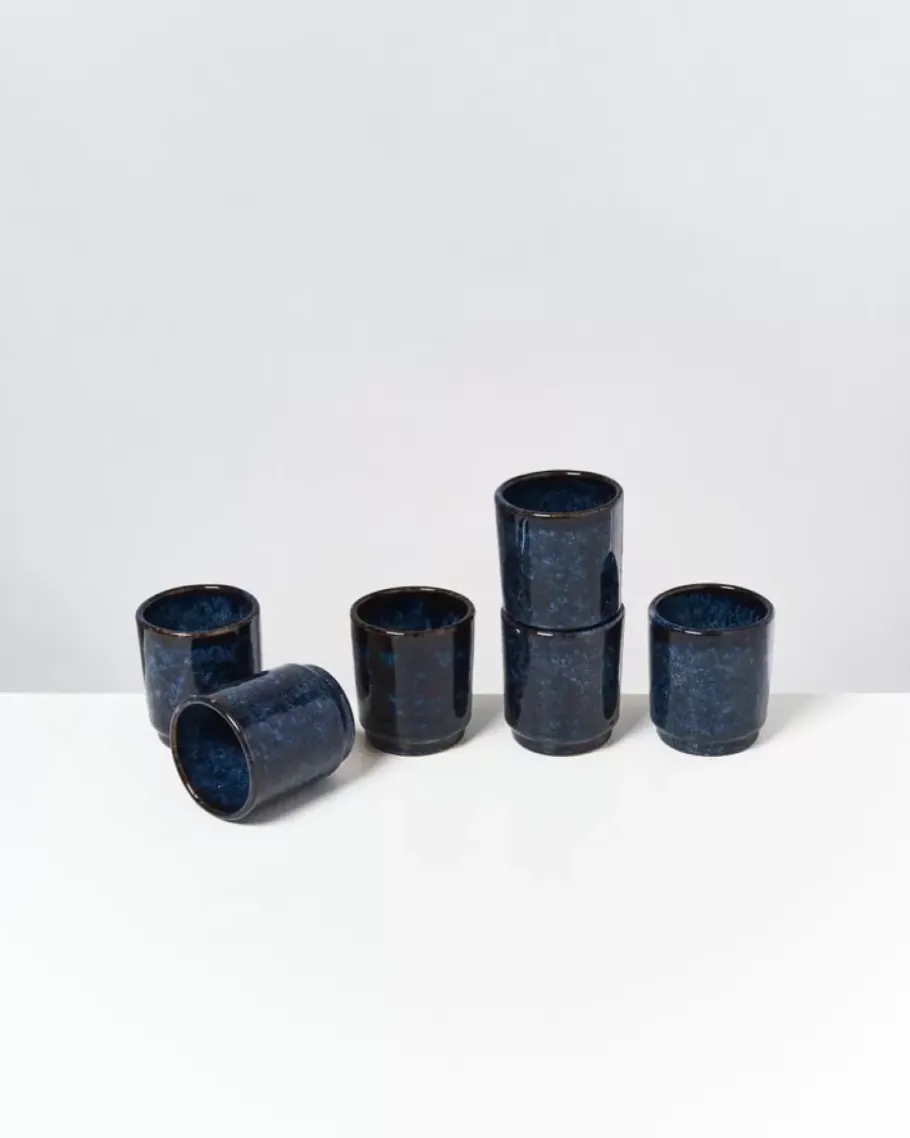 Motel a Miio Tassen & Becher Sets^Cordoama 6Er Set Becher Klein Dunkelblau