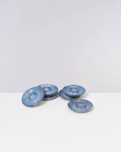 Motel a Miio Eierbecher^Cordoama 6Er Set Eierbecher Blau Gesprenkelt
