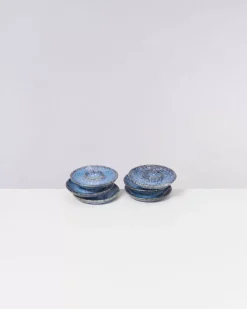 Motel a Miio Eierbecher^Cordoama 6Er Set Eierbecher Blau Gesprenkelt