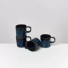 Motel a Miio 4 Teilige Sets^Cordoama 4Er Set Tasse Gros Dunkelblau