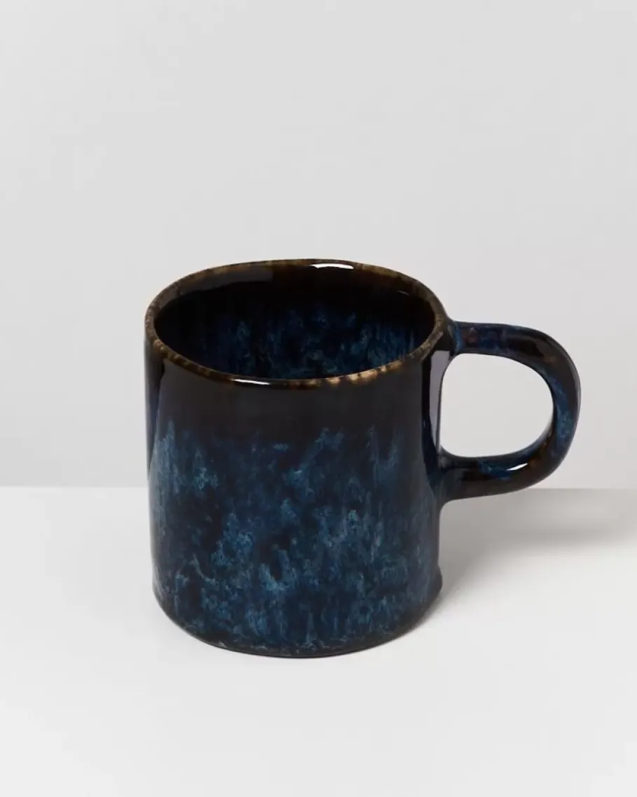 Motel a Miio 4 Teilige Sets^Cordoama 4Er Set Tasse Gros Dunkelblau