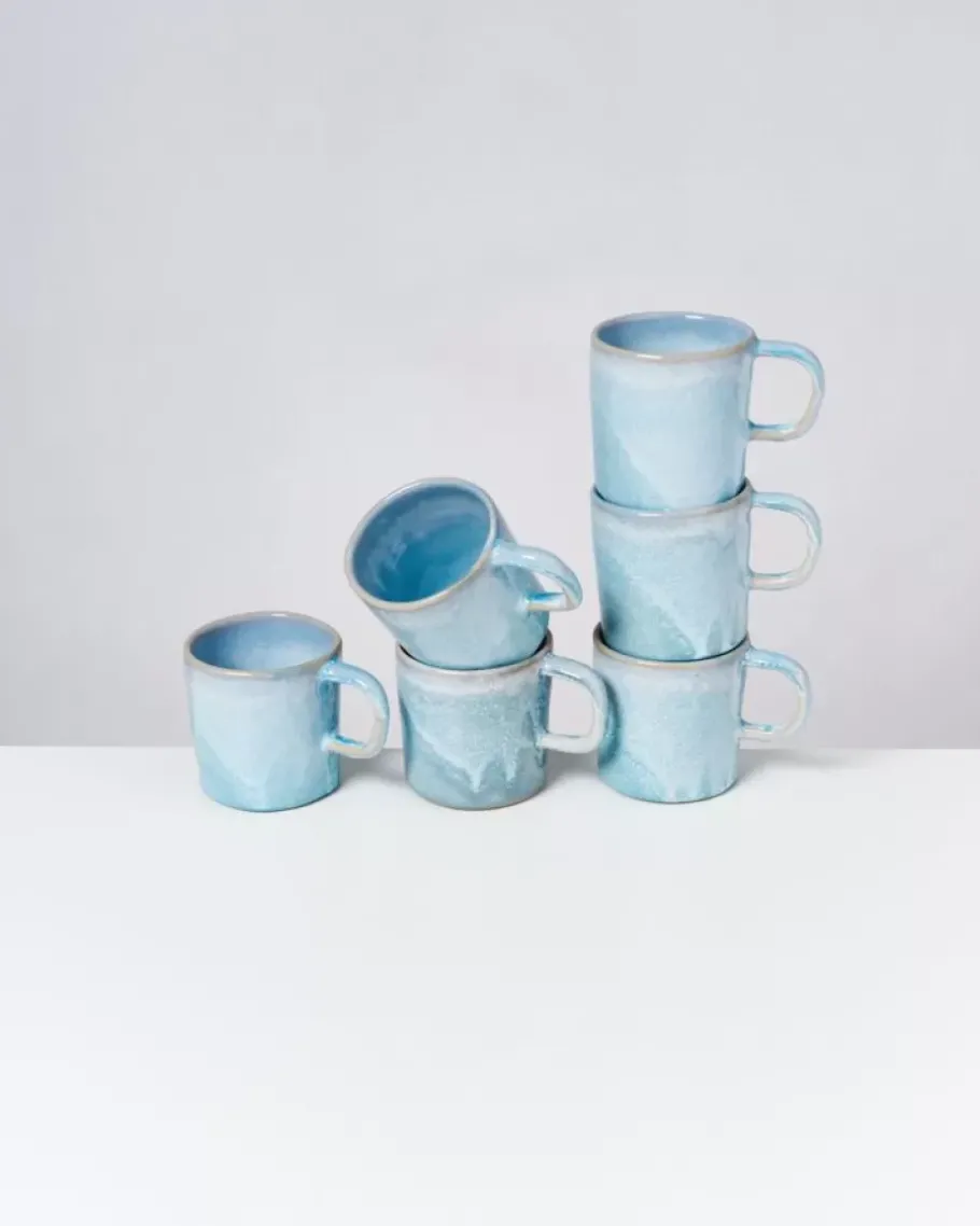 Motel a Miio Tassen & Becher^Cordoama 6Er Set Tasse Gros Aqua