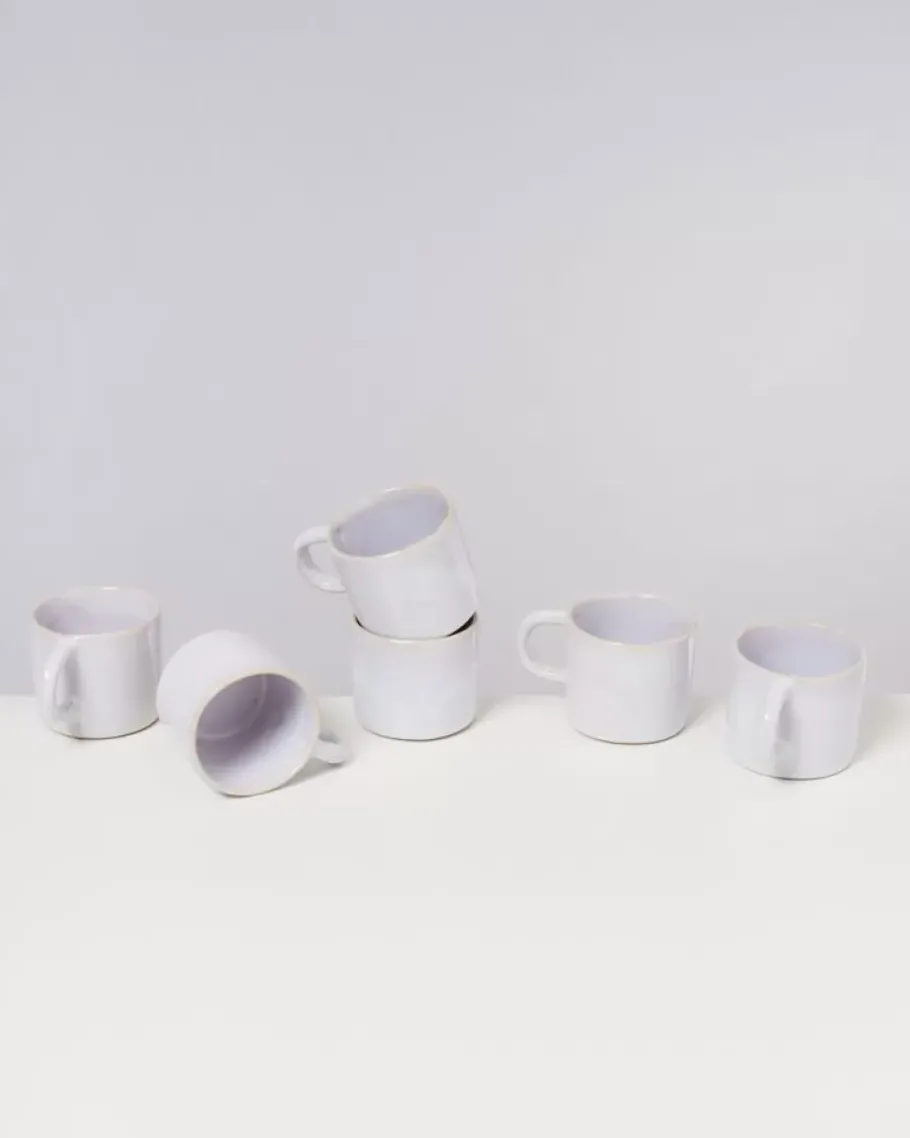 Motel a Miio Tassen & Becher^Cordoama 6Er Set Tasse Klein Weis