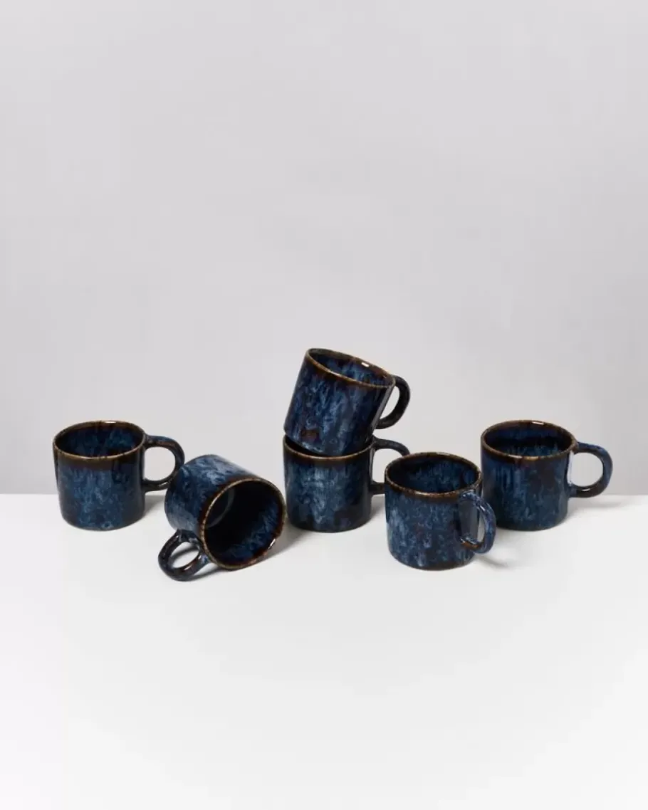 Motel a Miio 6 Teilige Sets^Cordoama 6Er Set Tasse Klein Dunkelblau