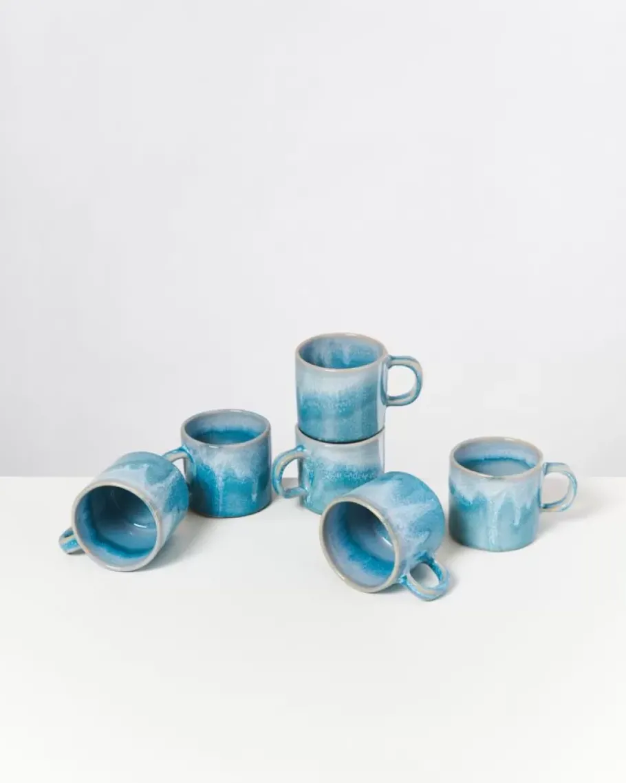 Motel a Miio Tassen & Becher^Cordoama 6Er Set Tasse Klein Aqua