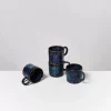 Motel a Miio 4 Teilige Sets^Cordoama 4Er Set Tasse Klein Dunkelblau