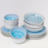 Motel a Miio 24 Teilige Sets^Cordoama Klassik Aqua - 24 Teiliges Set