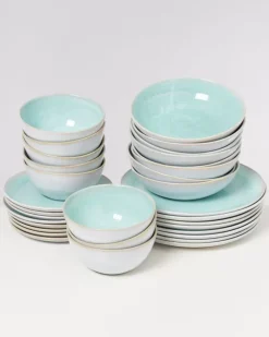 Motel a Miio Geschirr Sets^Cordoama Klassik Mint - 32 Teiliges Set