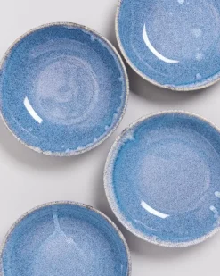 Motel a Miio Pastateller^Cordoama Klassik Pastateller Blau Gesprenkelt