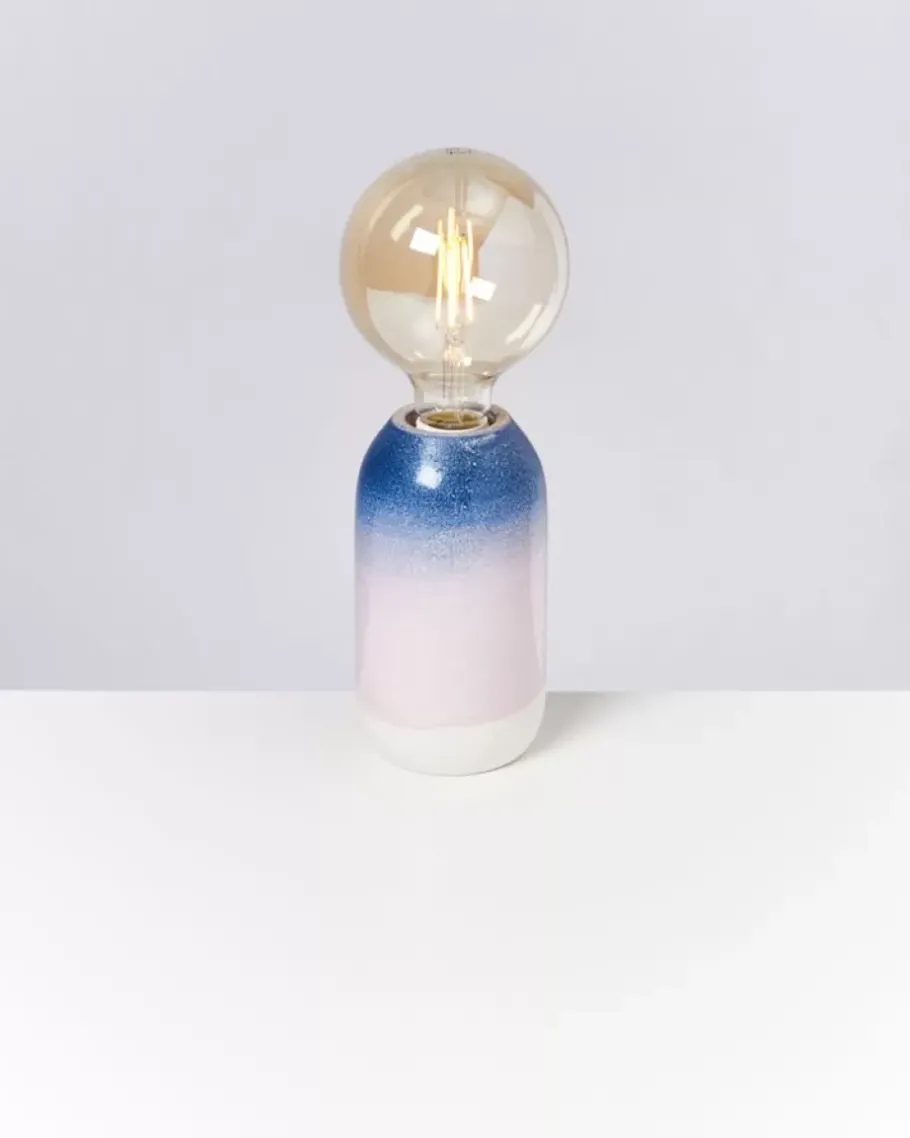 Motel a Miio Lampen^Farol Lampe Blau Rosa Gesprenkelt