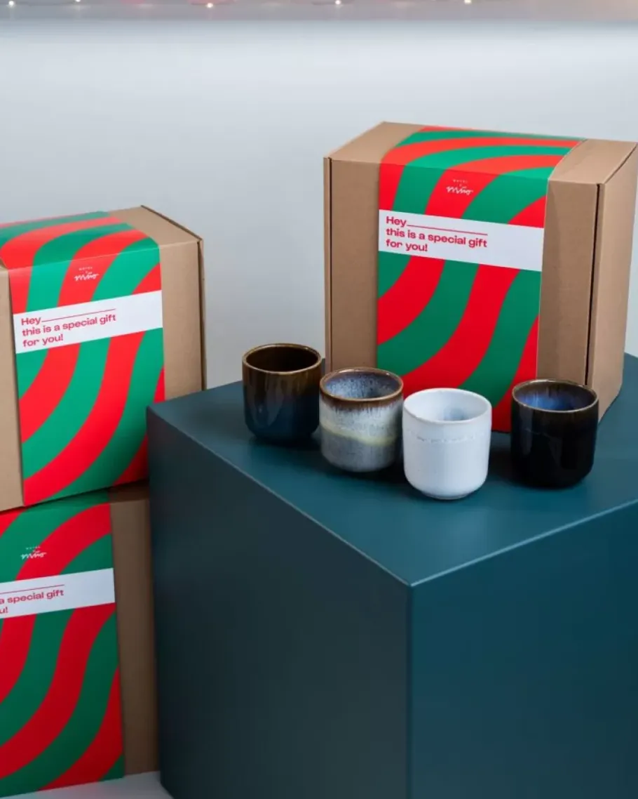 Motel a Miio Tassen & Becher^Geschenkbox - 4 X Melides Becher Klein