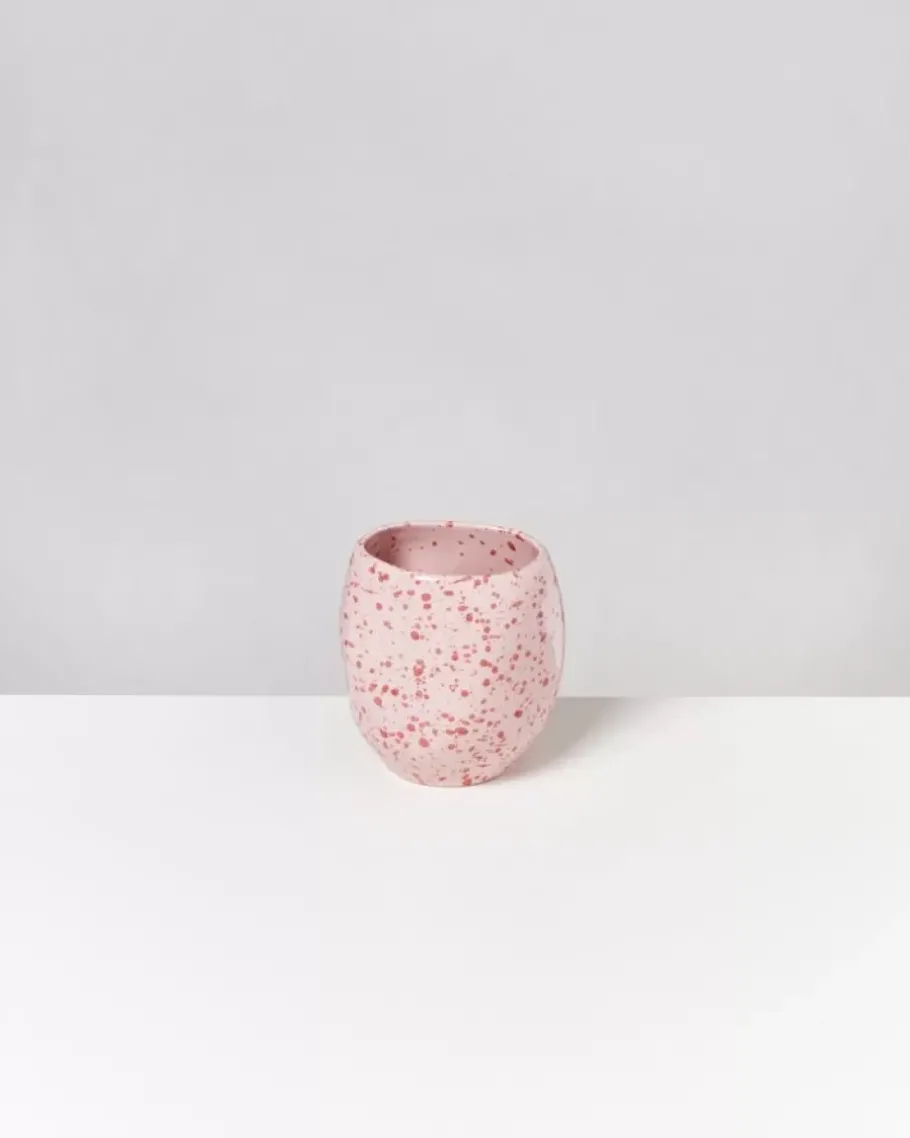 Motel a Miio Vasen^Joao Vase M Rosa Rot Gesprenkelt
