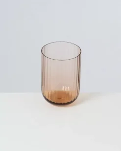 Motel a Miio Gläser^Joia Glas Riffled Bronze