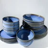 Motel a Miio Geschirr Sets^Melides Blue - 24 Teiliges Set
