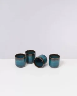 Motel a Miio 4 Teilige Sets^Melides 4Er Set Becher Klein Oceanblue