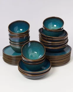 Motel a Miio Geschirr Sets^Melides Oceanblue - 40 Teiliges Set