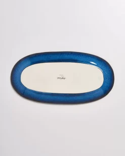 Motel a Miio Servierplatten^Melides Servierplatte L Blue
