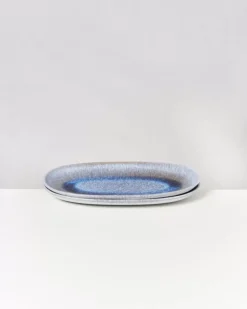 Motel a Miio Servierplatten^Melides Servierplatte L Stoneblue