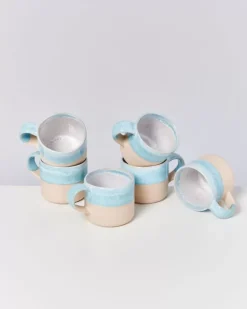 Motel a Miio Tassen & Becher Sets^Nodoa 6Er Set Tasse Blue Dipped