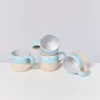 Motel a Miio Tassen & Becher Sets^Nodoa 4Er Set Tasse Blue Dipped