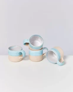 Motel a Miio Tassen & Becher Sets^Nodoa 4Er Set Tasse Blue Dipped