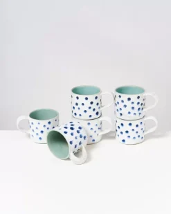 Motel a Miio Tassen & Becher Sets^Nodoa 6Er Set Tasse Mint Mit Punkten