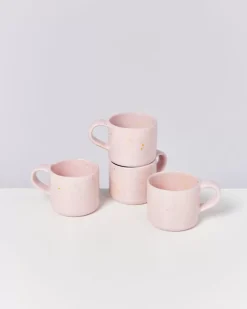 Motel a Miio Tassen & Becher Sets^Nodoa 4Er Set Tasse Rosa Gesprenkelt