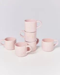 Motel a Miio 6 Teilige Sets^Nodoa 6Er Set Tasse Rosa Gesprenkelt