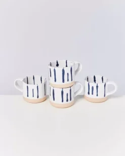 Motel a Miio Tassen & Becher^Nodoa 4Er Set Tasse Weis Blau