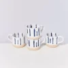 Motel a Miio Tassen & Becher Sets^Nodoa 4Er Set Tasse Weis Blau