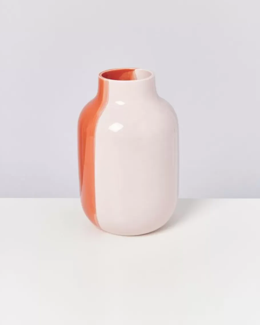 Motel a Miio Vasen^Nuno Vase L Half Coral Rose