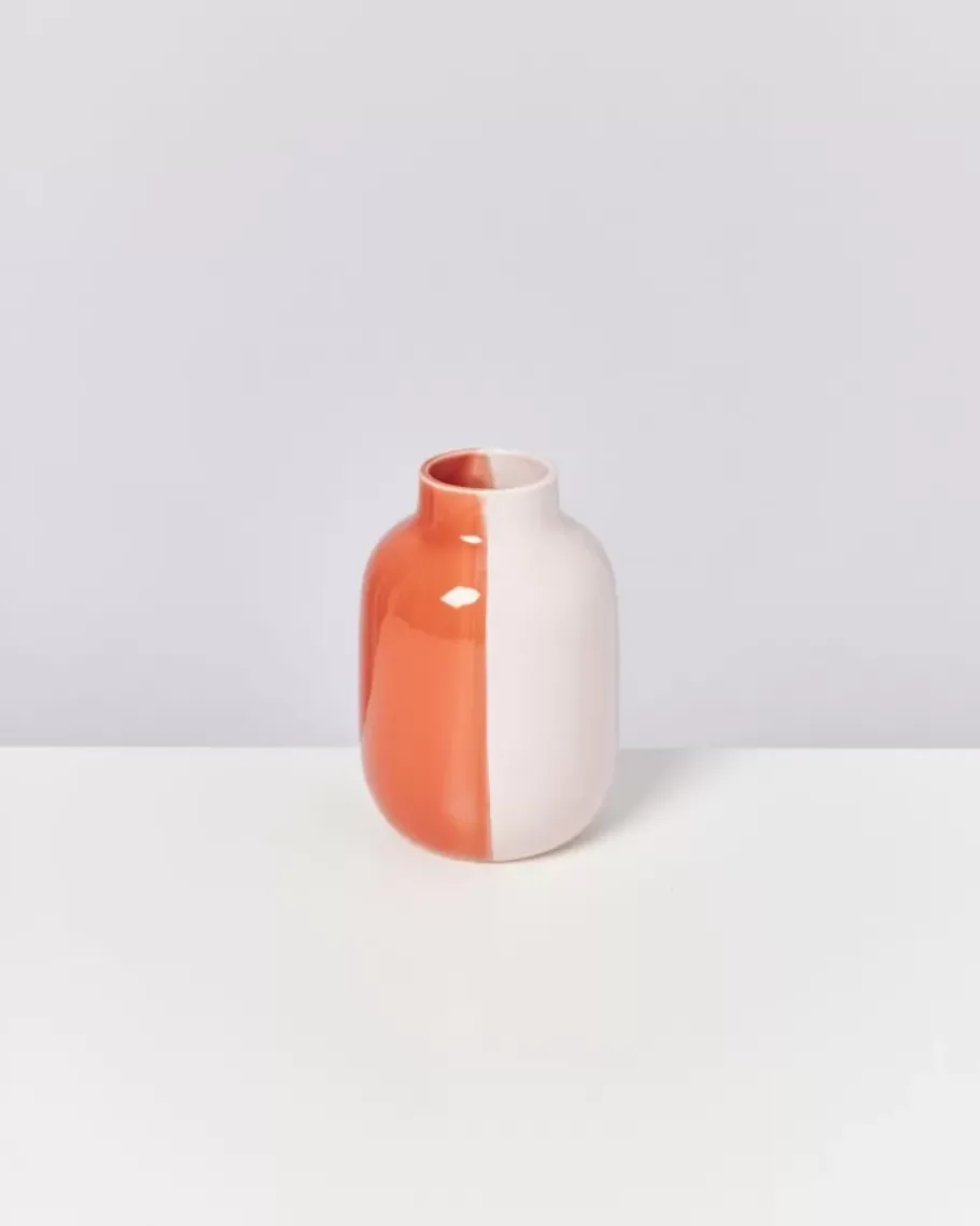 Motel a Miio Vasen^Nuno Vase M Half Coral Rose