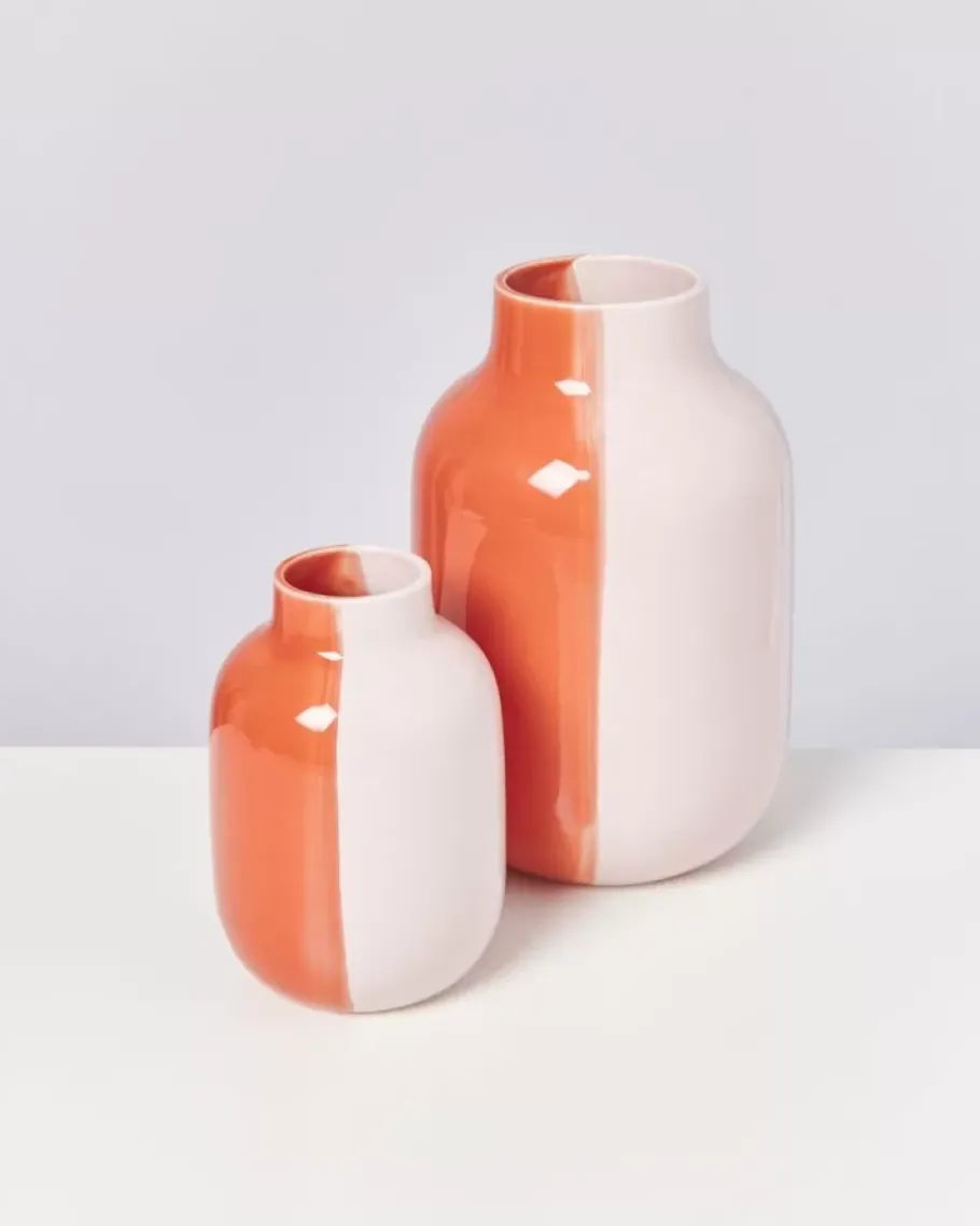 Motel a Miio Vasen^Nuno Vase M Half Coral Rose