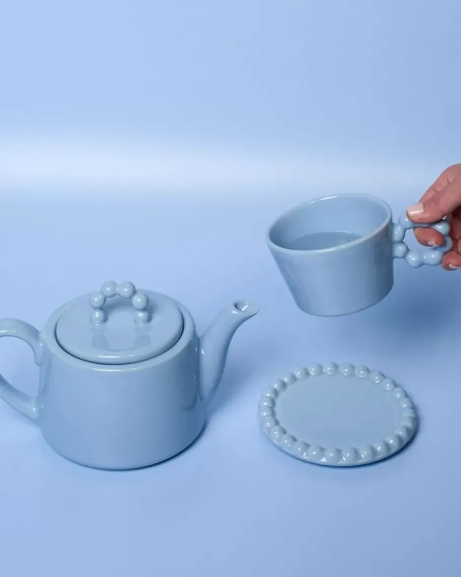 Motel a Miio Tassen & Becher^Seia Untertasse Flor Hellblau