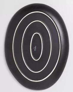 Motel a Miio Servierplatten^Sintra Servierplatte Oval Xl Schwarz