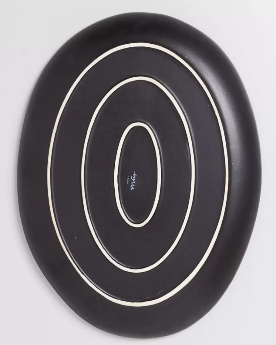 Motel a Miio Servierplatten^Sintra Servierplatte Oval Xl Schwarz