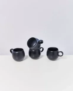 Motel a Miio 4 Teilige Sets^Turmalina 4Er Set Tasse Klein Schwarz