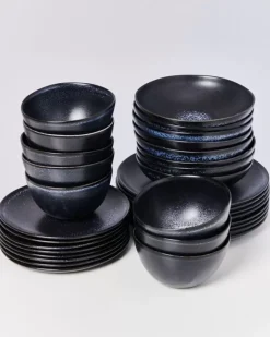 Motel a Miio 32 Teilige Sets^Turmalina Schwarz - 32 Teiliges Set
