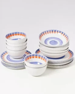 Motel a Miio 24 Teilige Sets^Verao Blau Orange - 24 Teiliges Set