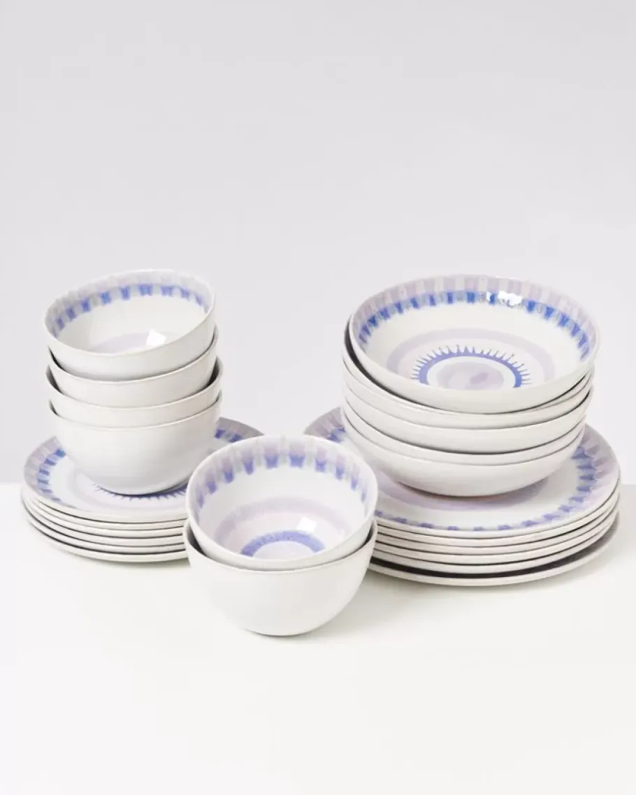 Motel a Miio 24 Teilige Sets^Verao Lila Blau -24 Teiliges Set