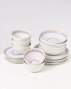 Motel a Miio 24 Teilige Sets^Verao Rosa Blau -24 Teiliges Set