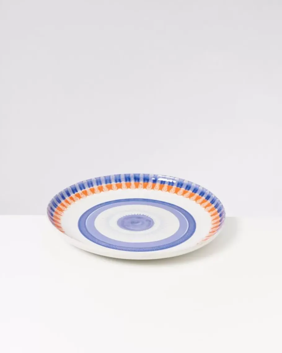 Motel a Miio Servierplatten^Verao Servierplatte Xl Rund Blau Orange